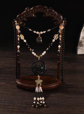 过年喜庆流苏马面裙软背云璎珞