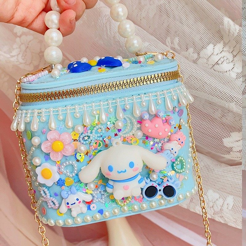 儿童diy奶油胶水桶包手工制作材料包女孩子益智粘贴果冻背包CX08,淘宝优惠券,粉丝福利购,淘宝优惠卷