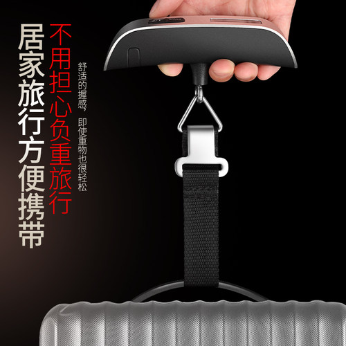 德国便携手提秤电子勾称迷你电子秤50kg高精度行李称家用钓鱼小秤 - 图1