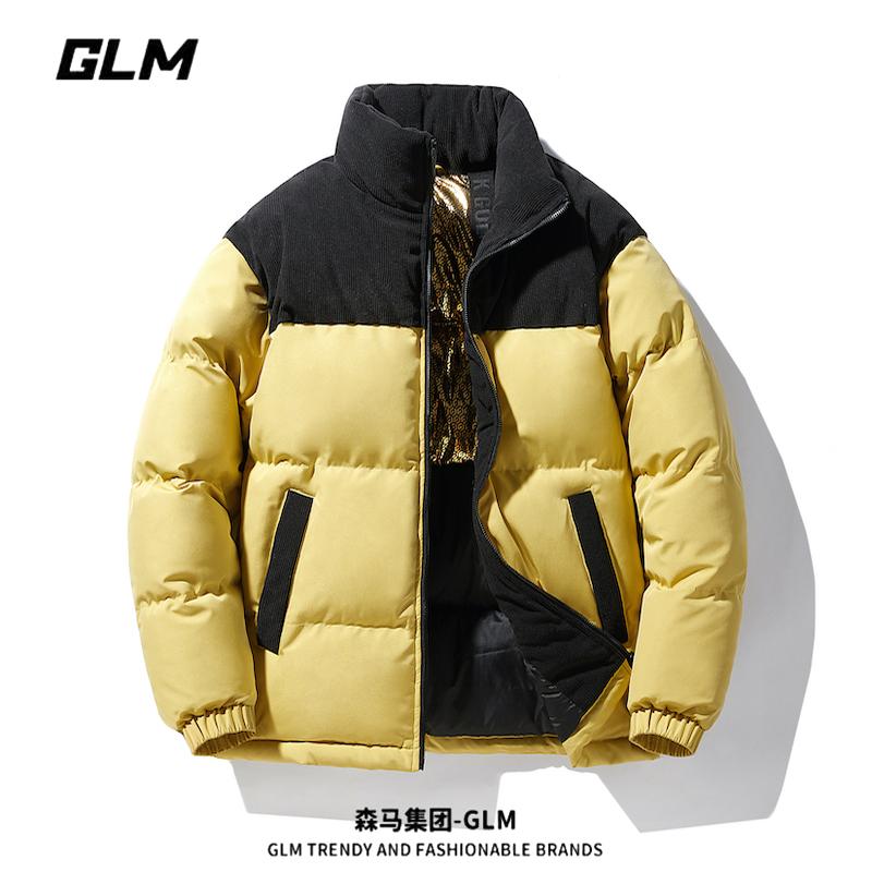 森马集团GLM加厚宽松立领休闲棉服面包百搭保暖棉衣情侣棉袄外套_淘宝内购会_男装