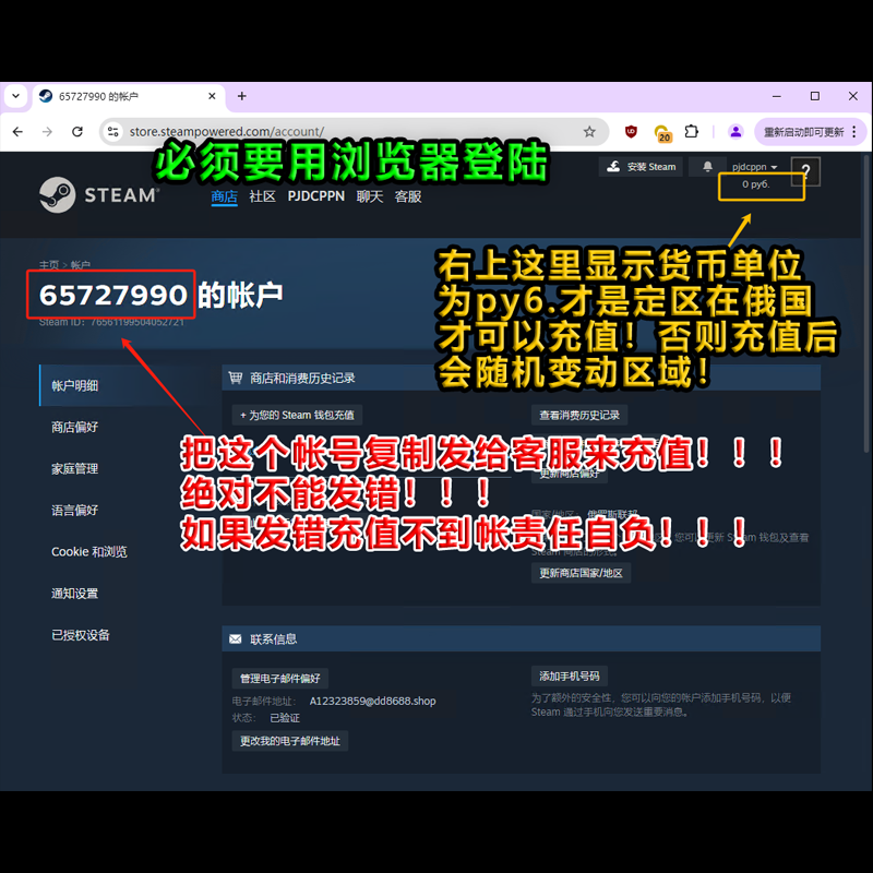 【极速充值】俄罗斯steam卢布充值 俄区Wallet钱包 账号直冲 无需密码安全可靠 非市场余额交易绝无红信风险 - 图0