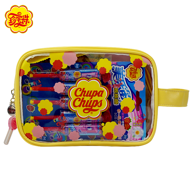 珍宝珠洗漱包糖果礼包酸条糖混合口味棒棒糖美乐笛礼盒糖果桶,淘宝优惠券,粉丝福利购,淘宝优惠卷