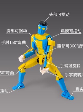手办可动人偶免拼成品无敌关节模型系列战争热爆品优现速人推好精