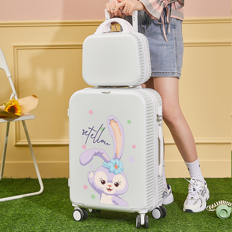 ins网红新款日系女20寸可爱拉杆箱 卡新旅行箱