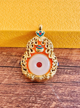 五台山梵仙山弧仙吊坠福禄禅心