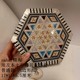 Spot Egyptian native handmade mother-of-pearl jewelry box regular model hexagonal medium size B 17*15*5.5