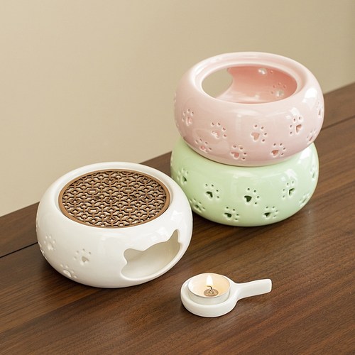 2025新款蜡烛煮茶炉烛火温茶炉轻奢温茶器烤茶炉蜡烛加热暖茶炉 - 图2