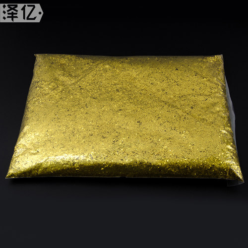 1mm金粉闪光粉亮片亮粉喜庆十字绣金粉金葱粉金色银色红色diy装饰 - 图1