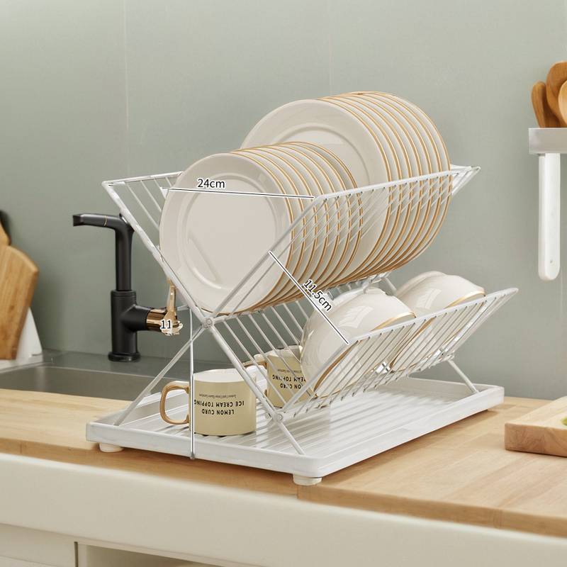 家用不锈钢台面碗碟沥可折叠碗架餐具置物收纳架子碗盘架,淘宝优惠券,粉丝福利购,淘宝优惠卷