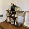 Perfume storage rack solid wood storage rack