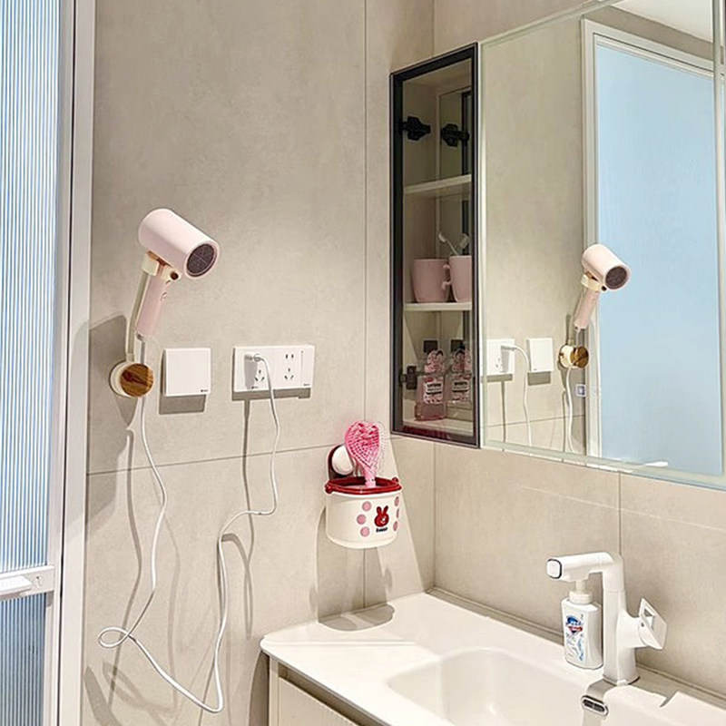 卫生间吹风机专用支架壁挂式免打孔吸盘电吹风支架可调节风筒挂架,淘宝优惠券,粉丝福利购,淘宝优惠卷