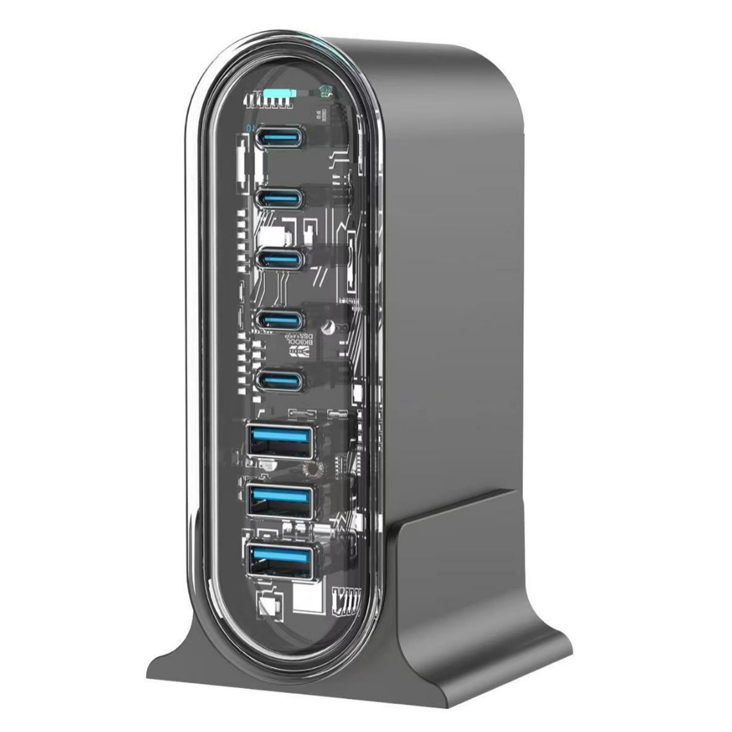 新款268W氮化镓快充头多口桌面充PD100W适用笔记本电脑平板充电器,淘宝优惠券,粉丝福利购,淘宝优惠卷