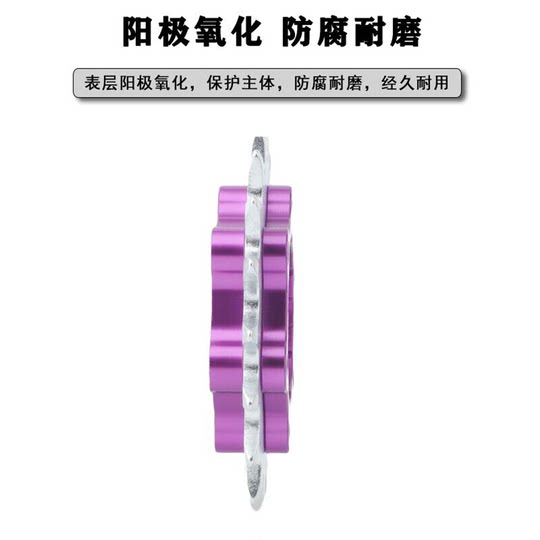 LIYANG土坡街车9转1改装单速飞轮片含垫片山地车修补件自行车飞轮