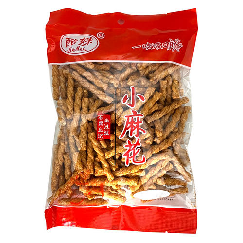酷妹手工小麻花酥脆香辣味260g袋网红办公休闲零食海苔味250g袋 - 图2