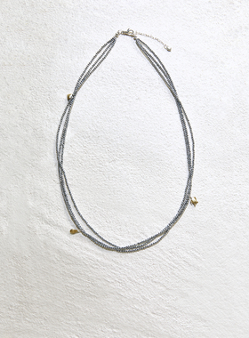 Apt 2025AW 黑胆石多层项链