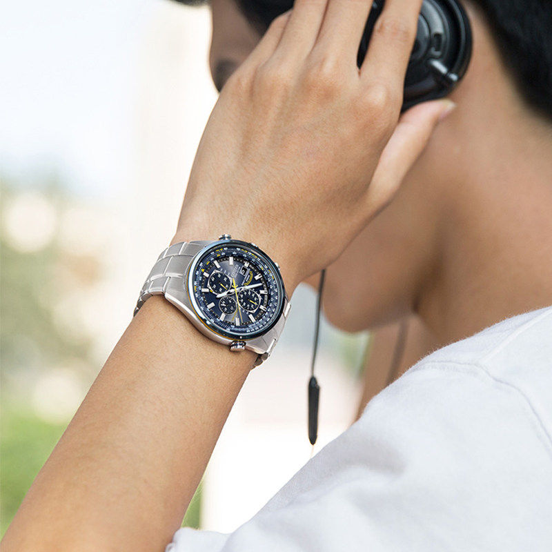 【官方】西铁城男蓝天使一代 西铁城海外日韩腕表