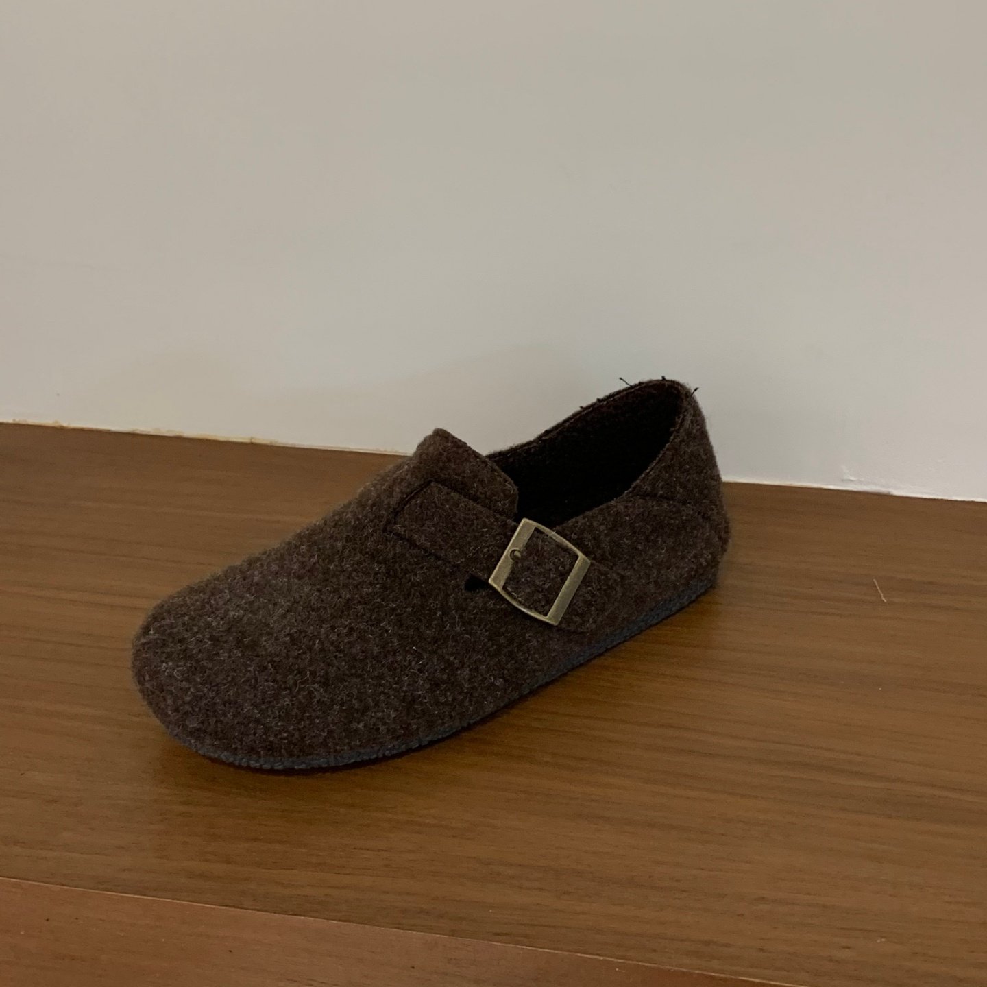 森系复古加绒毛呢勃肯鞋女2025秋冬新款软包软底单鞋乐福鞋豆豆鞋,淘宝优惠券,粉丝福利购,淘宝优惠卷