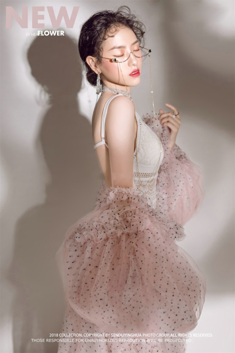 2020新款影楼孕妇艺术照个性透视装 蝶夏尔影楼服装