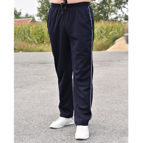 藏蓝蓝白边学生校服裤初高中生小学生校裤一道杠蓝色黑色运动裤子 - 图2