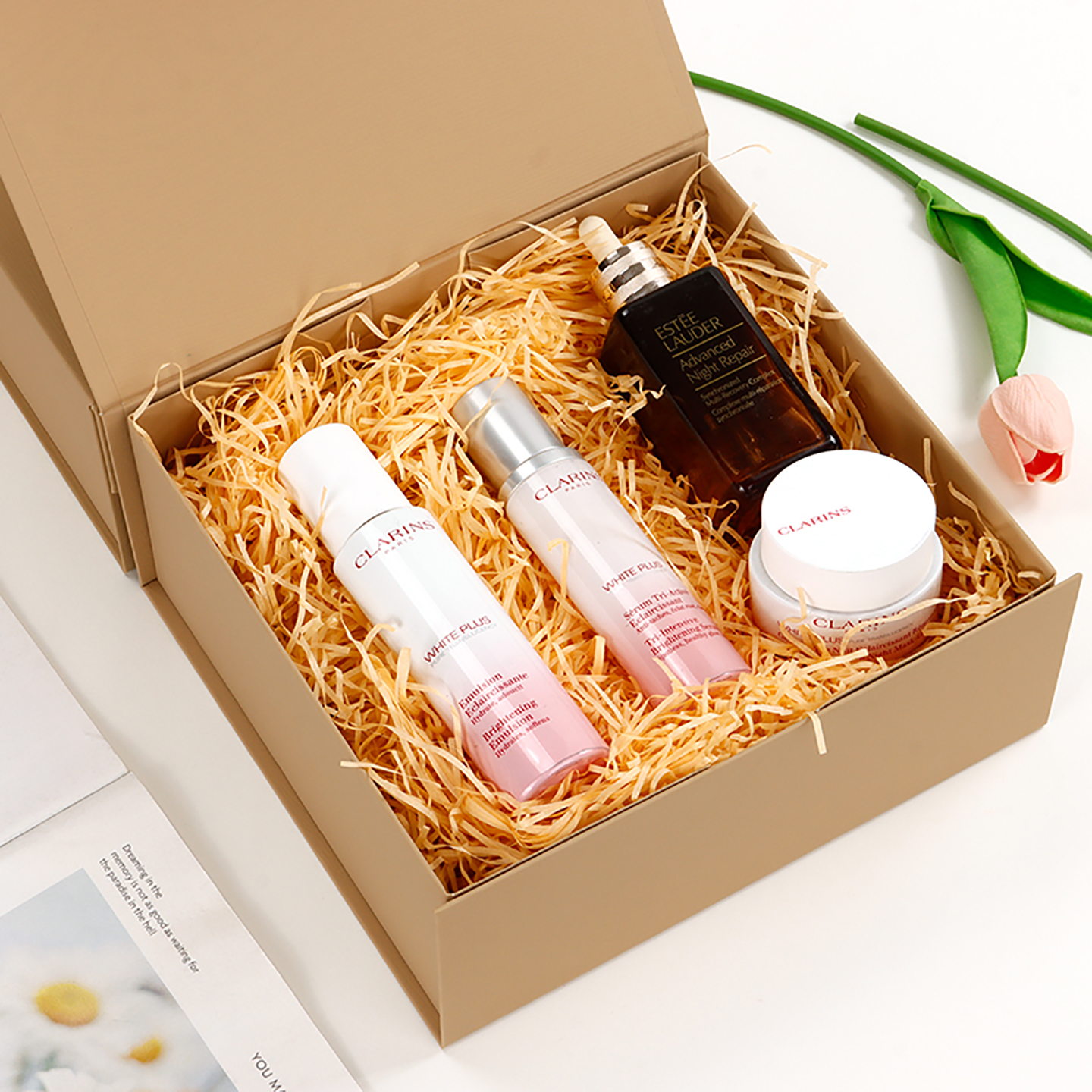 外贸折叠礼盒包装盒翻盖礼品盒通用服装盒子圣诞节礼物盒加印定制 - 图2