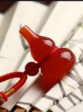 天然A货玉石红玛瑙翡翠葫芦玉坠玉观音玉佛吊坠男女项链玉佩平安