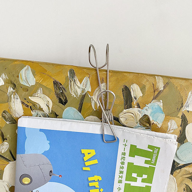 Ins stainless steel clip storage and finishing hook