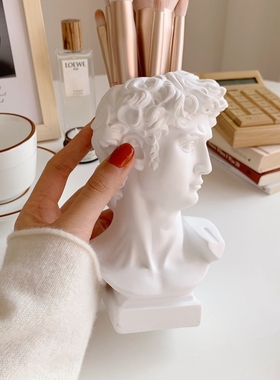 ins风网红收纳桶仿石膏树脂花瓶