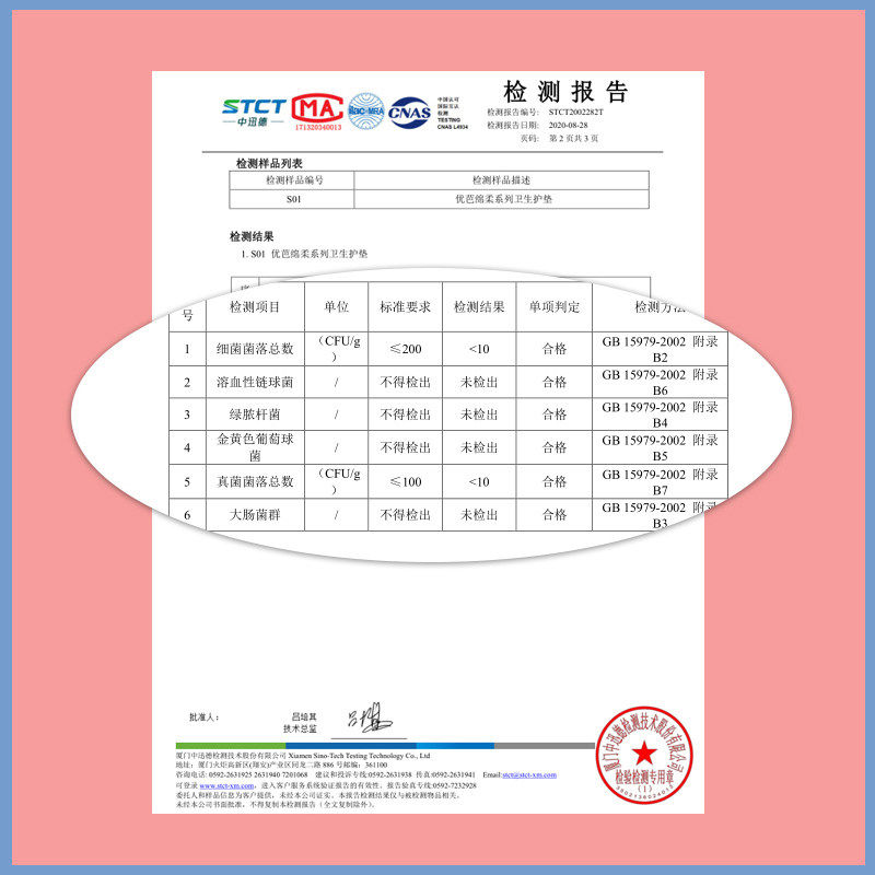 优芭日用超薄透气瞬吸防侧漏卫生巾 优芭家居卫生巾