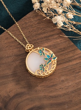 银倩坊铜女新中式项链