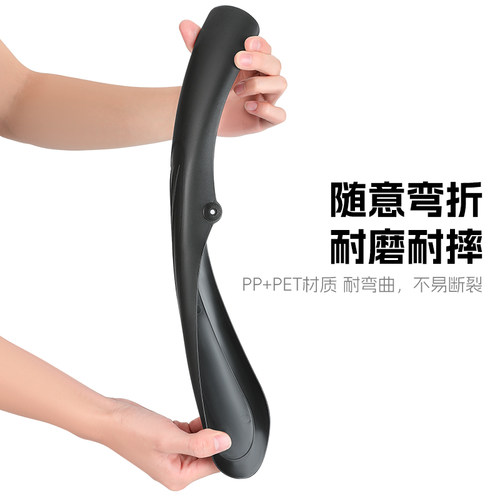 西骑者山地车挡泥板自行车快拆式前后挡板加宽可调节挡雨板装备 - 图2