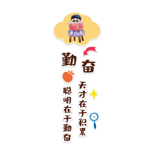 中小学班级教室走廊楼梯墙贴画亚克力立体文化墙装饰布置励志标语 - 图3