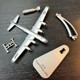 1 300 alloy aircraft B29 transport aircraft aerial fortress finished metal model propeller movable bracket
