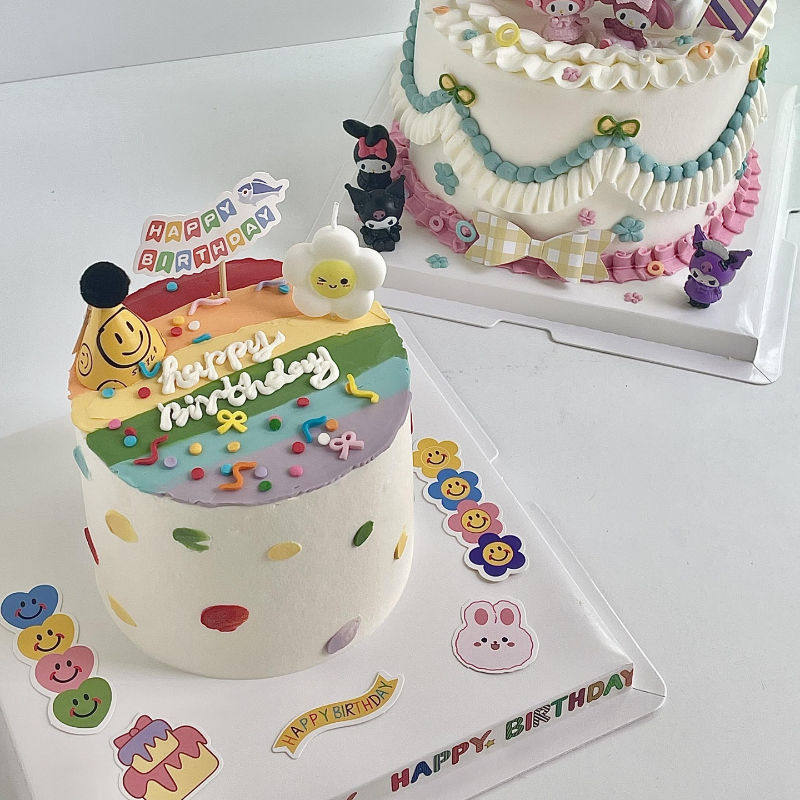 ins风蛋糕装饰美乐蒂库洛米摆件拱门插旗儿童生日派对甜品台插件,淘宝优惠券,粉丝福利购,淘宝优惠卷