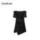 Bebe summer series temperament, waist tilt one-length shirt dress dress 250074