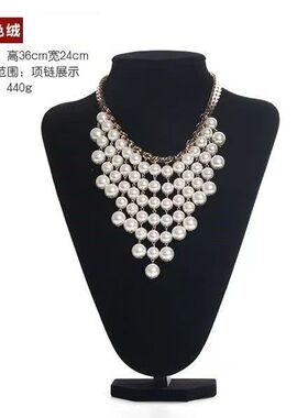 人像项链展示架模特脖子挂珠宝架