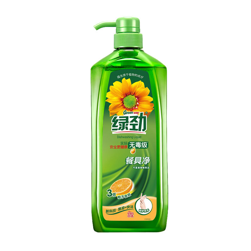 绿劲餐具净家用大桶妈妈壹选洗洁精 柏金家居洗洁精