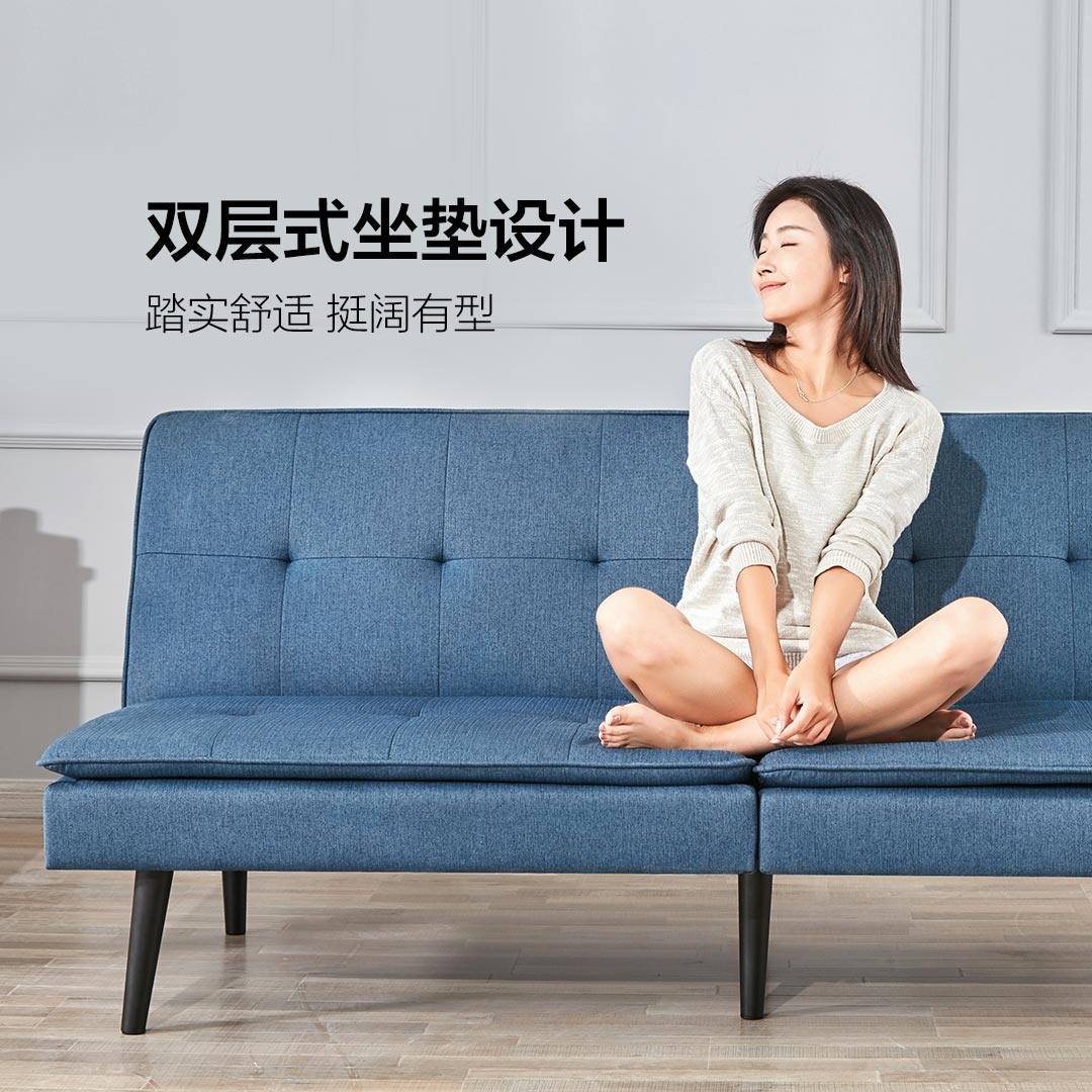 8hsleep北欧双人小户型收纳沙发床 8H沙发床