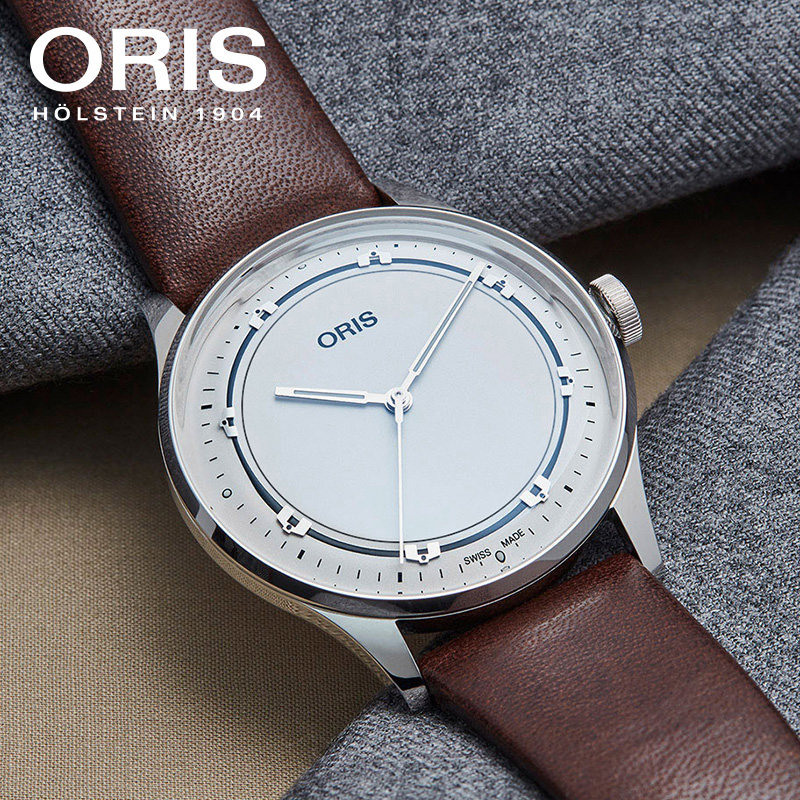 【品牌直营】ORIS豪利时文化全球限量艺术家白盘皮带自动机械腕表 【品牌直营】ORIS豪利时文化全球限量艺术家白盘皮带自动机械腕表