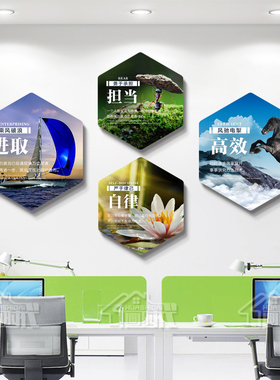 公司办公室励志装饰画文化墙挂画