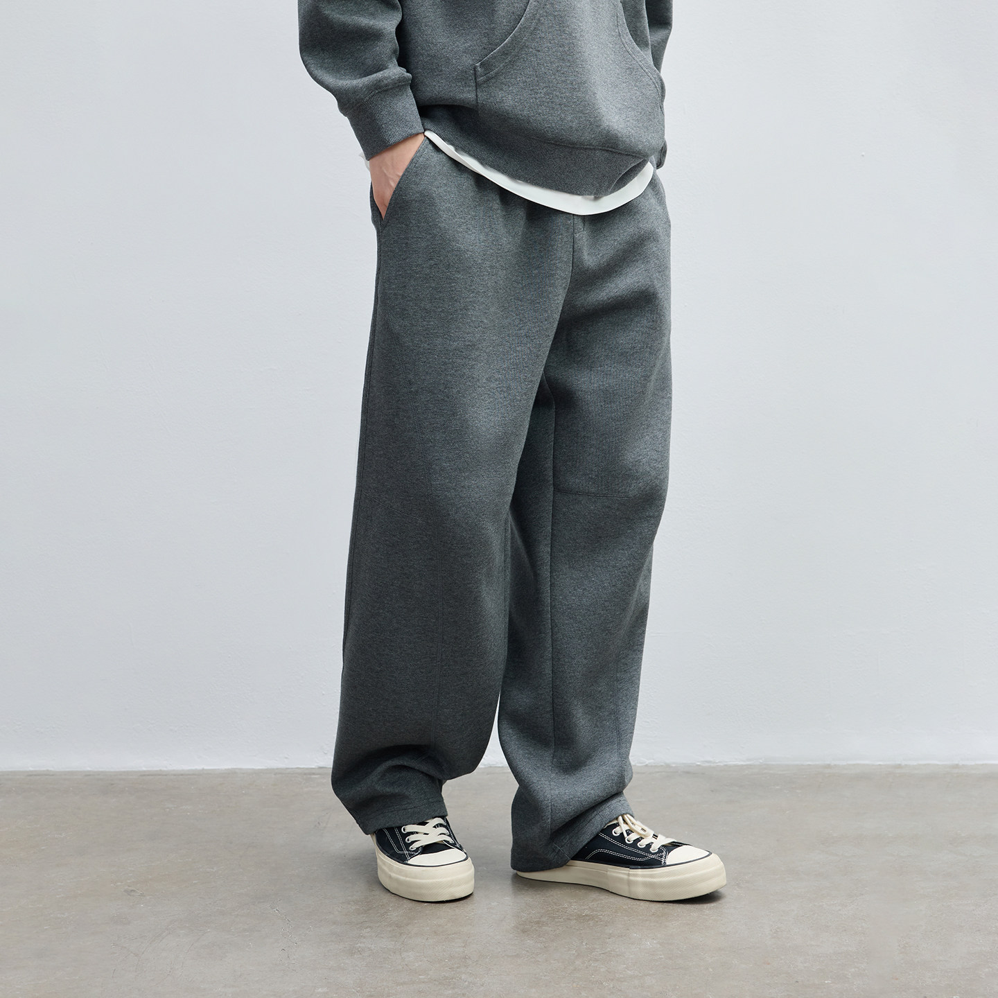 CHINISM丨空气层卫裤男冬季新款男生直筒休闲裤男士裤子宽松男裤,淘宝优惠券,粉丝福利购,淘宝优惠卷