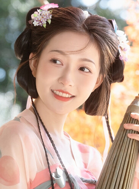 古装头饰发夹儿童夏天汉服百搭