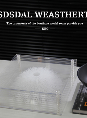 原创抽象3D立体装饰品售楼部样板房办公室高级感创意轻奢雕塑摆件