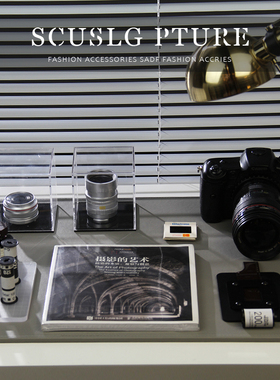 摆件亚克力皮革装饰现代