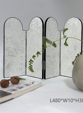 中古风新中式样板房书桌书柜