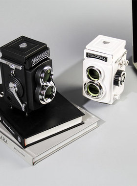 复古相机书架儿童房轻奢风装饰品