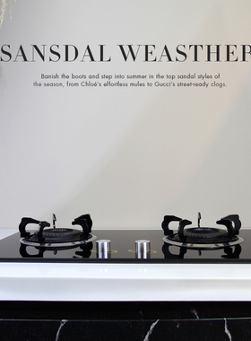 厨房样板间燃气炉锅具摆设装饰品