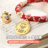 Японский чокер, колокольчик, плавательный круг для шеи, ожерелье, кот, домашний питомец