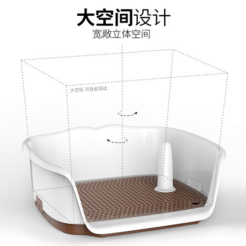宠物狗狗厕所比熊泰迪小狗拉屎狗便盆自动神器马桶小型坐便器尿盆 - 图1
