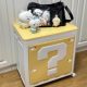 Mario question mark storage box household large capacity toy sorting box storage cabinet