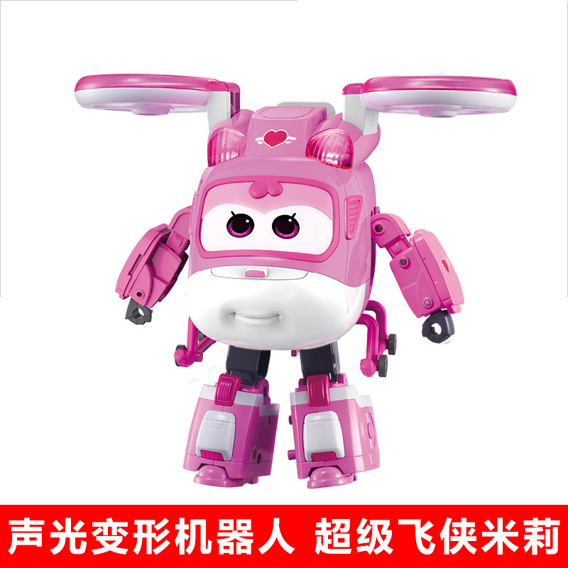 奥迪双钻超级飞侠发声发光小玩具 鹏锦玩具儿童机器人/变形玩具